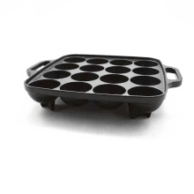 Best Quality Square Mini Takoyaki Grill Pan with Helper Handle